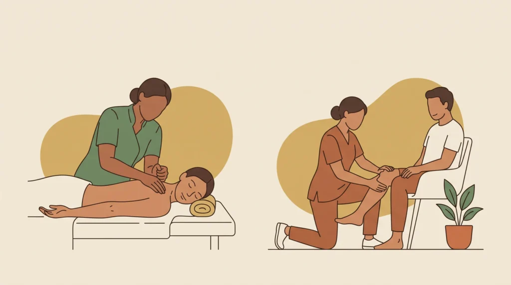 deep tissue massage for muscle and joint pain